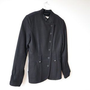Community Military Style Black Jacket, Size 2